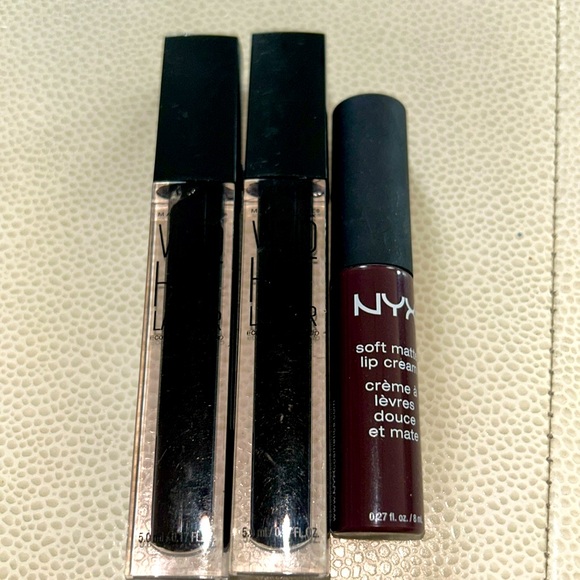 Maybelline Vivid Hot Lacquer Lip Gloss -82 Slay It, NYX Soft Matte Lip-Vancouver - Picture 1 of 6